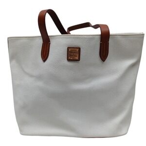Dooney & Bourke Pebble Grain White Leather Bag & Wallet $268 NWT